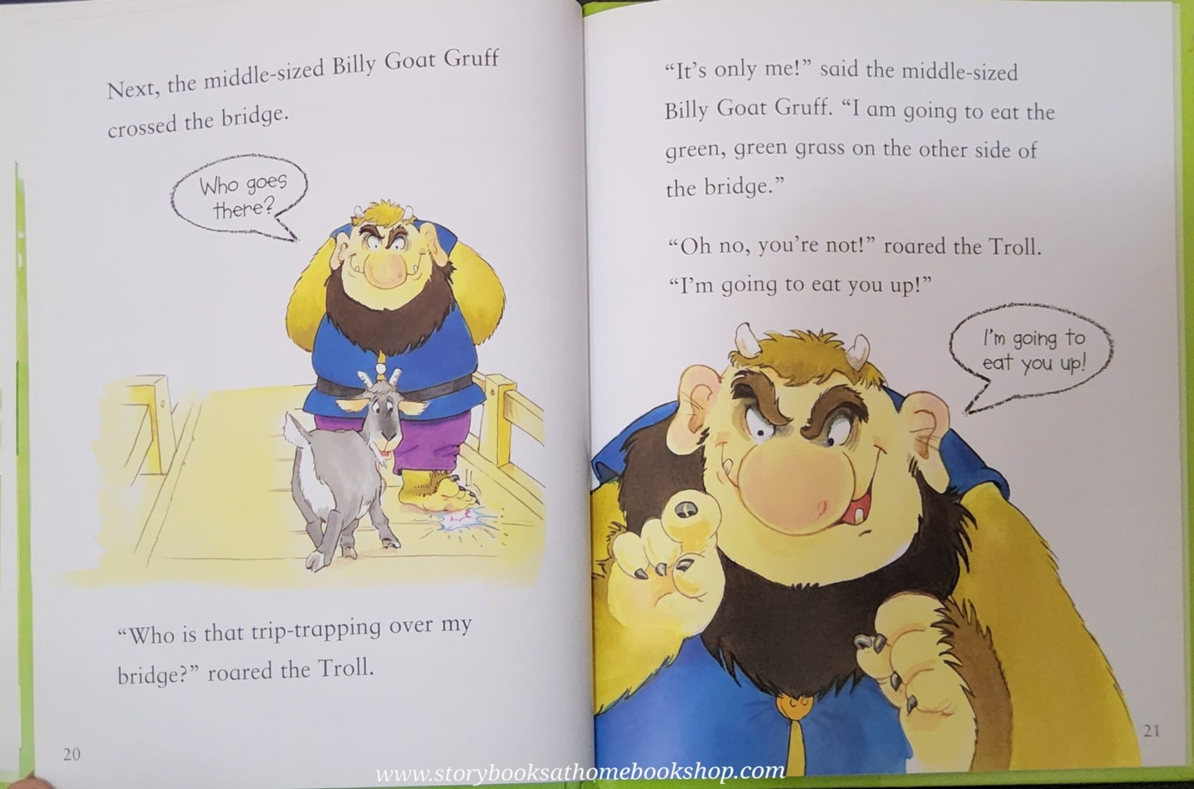 หนังสือนิทานปกแข็ง** 🍅🍅MY FIRST FAIRYTALES:THE THREE BILLY GOATS GRUFF WIH CD