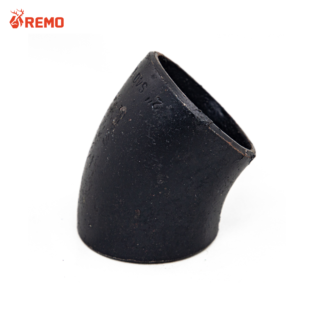 ข้องอ 45 เชื่อมดำ #40 3/4"