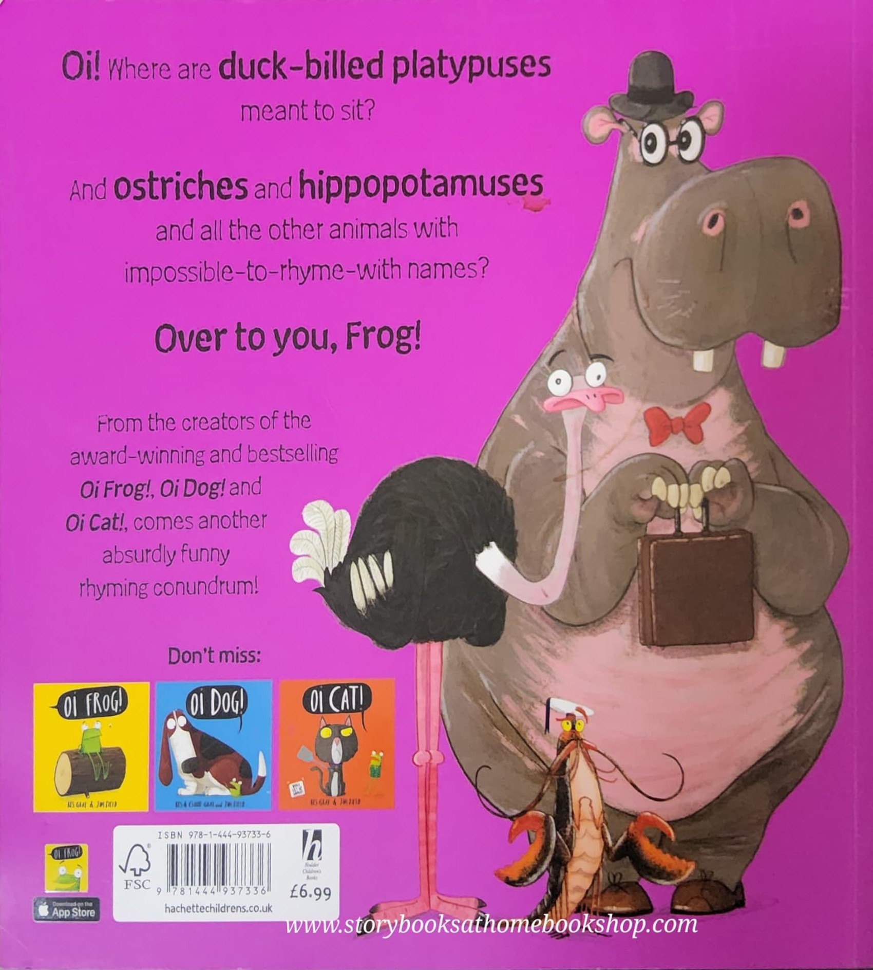 หนังสือนิทานปกอ่อน** 🍅🍅Oi Duck-BILLLED PLATYPUS BY KES GRAY &JIM FIELD