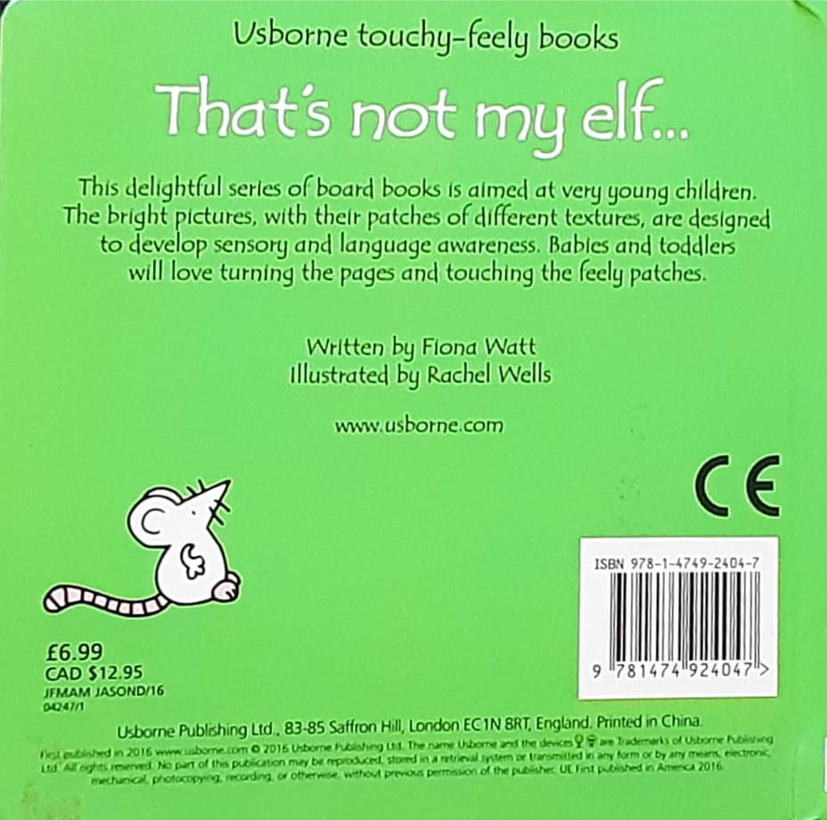 Touch and Feel BOARD BOOK** 🍅🍓That's not my elf..