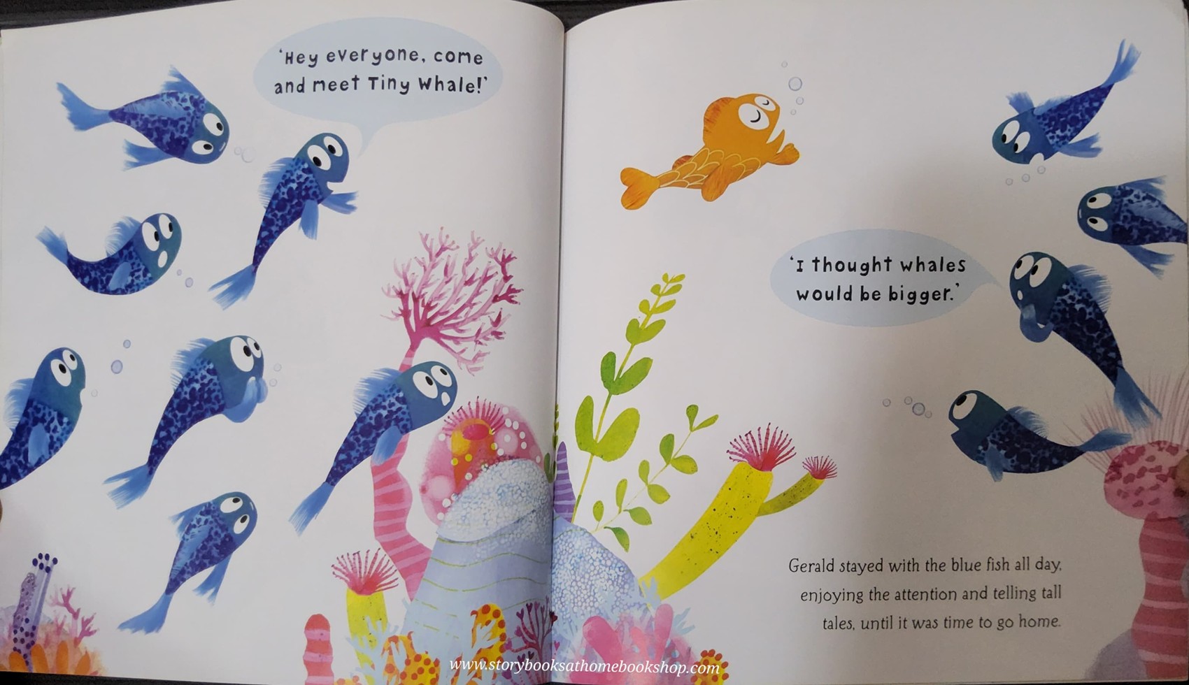 หนังสือนิทานปกอ่อน** 🍅🍓TINY WHALE A FISHY TALE