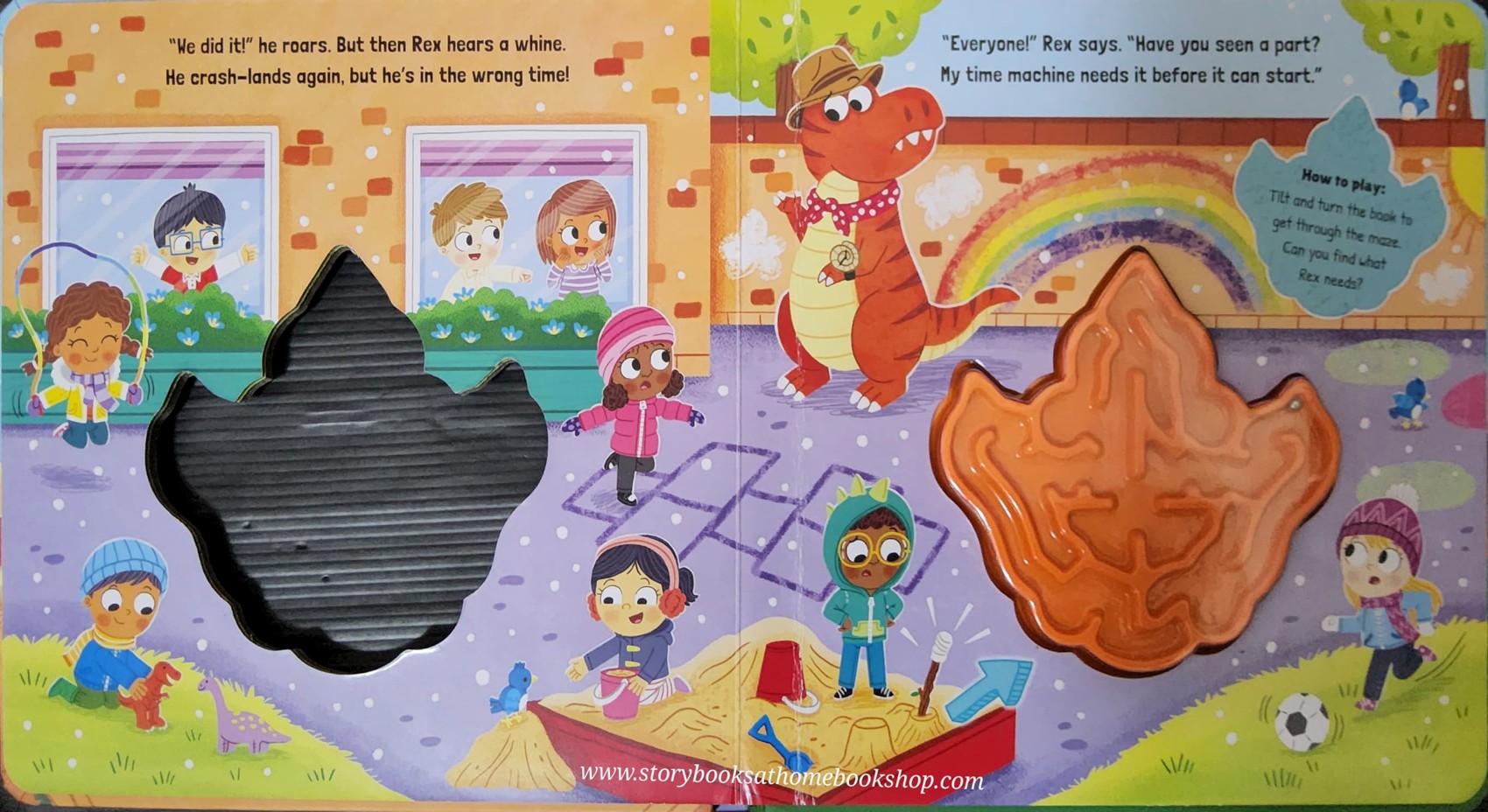 PLAY BOARD BOOK** ♥️DINO MAZE ADVENTURE