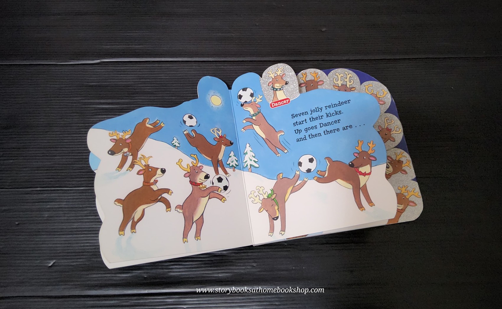 BOARD BOOK** 🍅🍅EIGHT JOLLY REINDEER