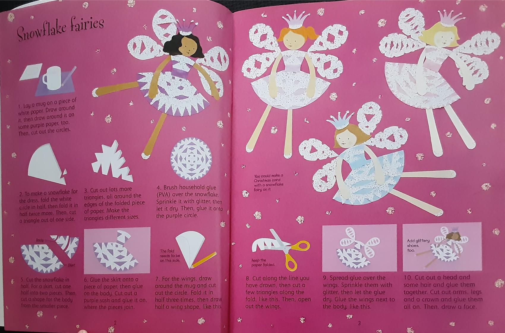 ACTIVITIES BOOK ** ð
ð USBORNE ACTIVITIES CHRISTMAS FAIRY THINGS TO MAKE AND DO
