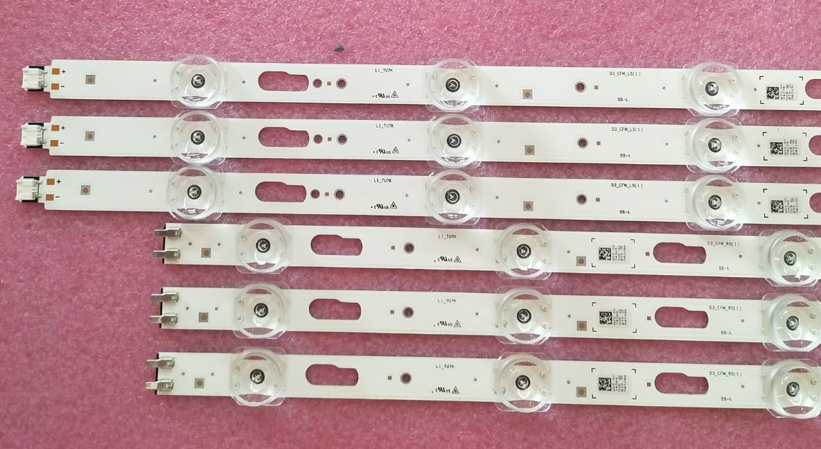 หลอดแบล็คไลท์ SAMSUNG(ซัมซุง)มือสองพร้อมใช้งาน รุ่นUA50TU7000KXMR UA50TU7000KXXT UA50TU8000KXXT UA50TU8100KXXT UA50AU7700KXXT