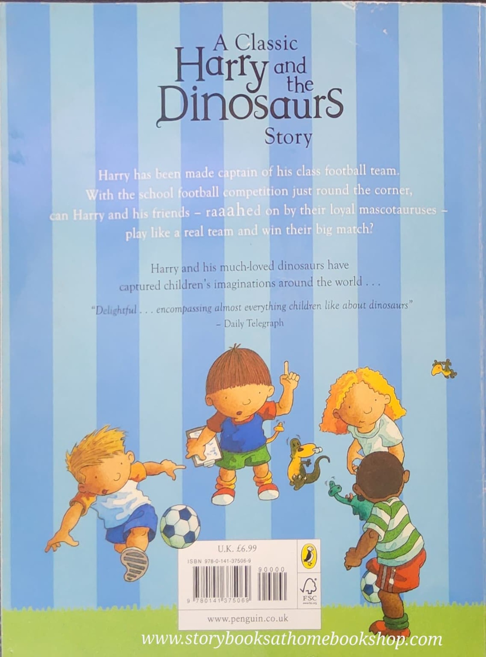 หนังสือนิทานปกอ่อน** 🍓🍓 HARRY AND THE DINOSAURS UNITED B IAN WHYBROW.ADRIAN RAYNOLDS