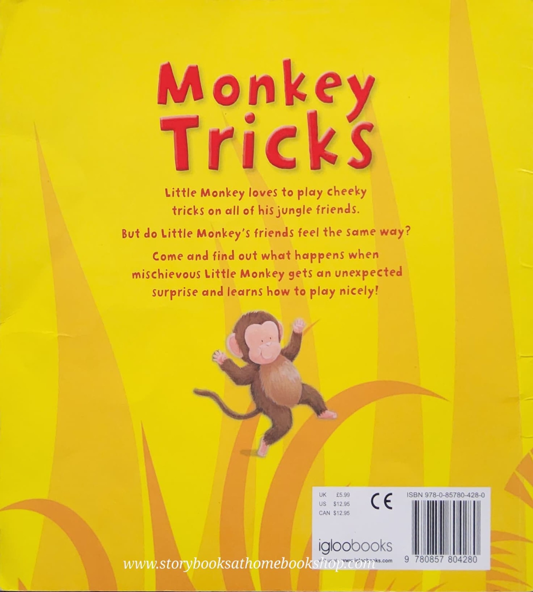 หนังสือนิทานปกอ่อน** 🍅🍅MONKEY TRICKS