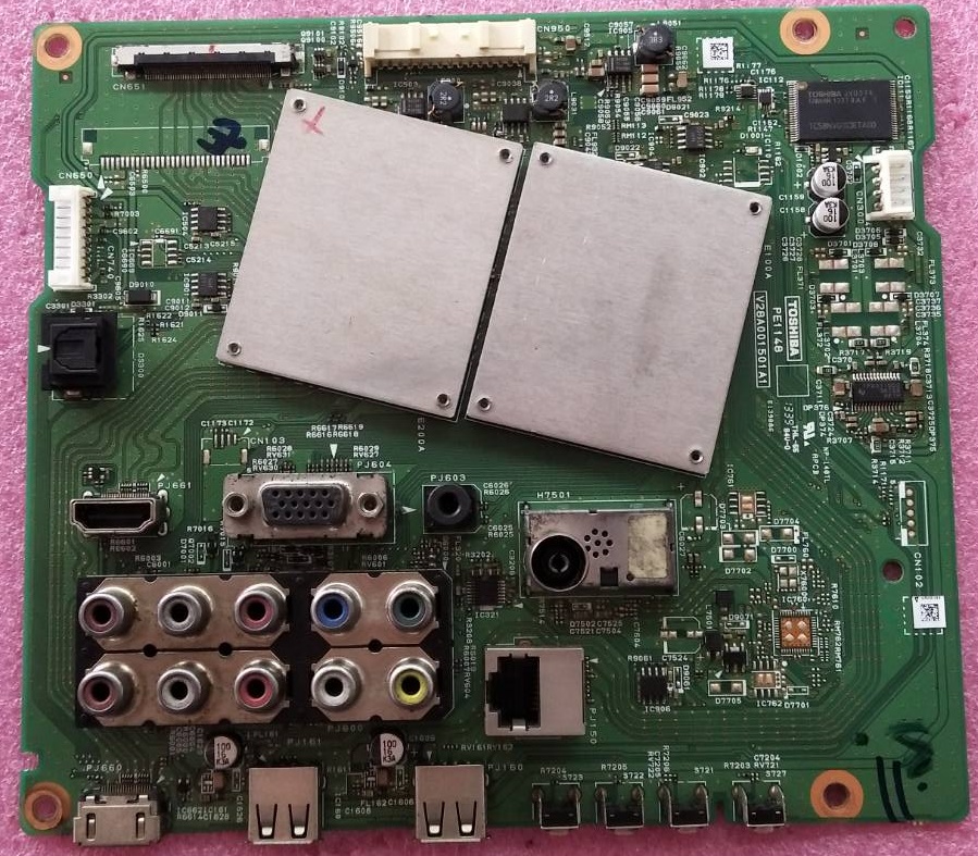 เมนบอร์ดทีวี โตชิบ้า TOSHIBA อะไหล่แท้/ของถอดจากเครื่อง ใช้กับรุ่น 39L3300VT