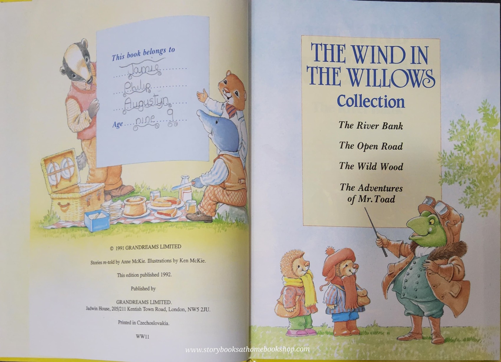 หนังสือนิทานปกแข็ง** 🍅🍓THE WIND IN THE WILLOWS COLLECTION