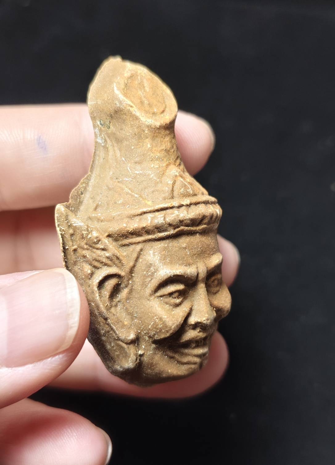 เศียรพ่อแก่ บรมครูแห่งสรรพวิชา (หลังฝังตะกรุดทองเหลือง) พระมหาวารินทร์ วัดสันต้นหมื้อ จ.เชียงใหม่