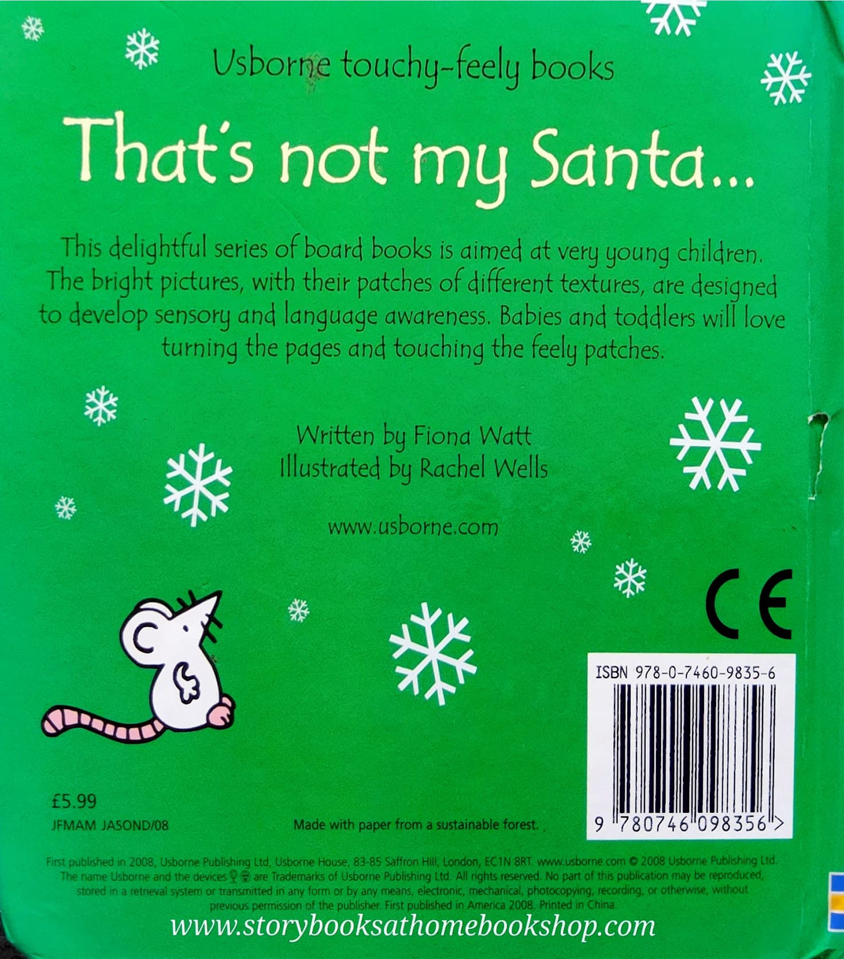 Touch and Feel BOARD BOOK** 🍅🍓That's not my SANTA..