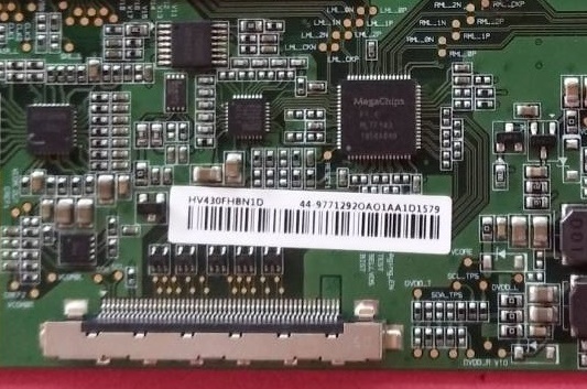 ทีคอนทีวี แอลจี (LG) ของแท้ถอดจากเครื่องรุ่น 43LM5700PTC พาร์ท HV430FHBN1D