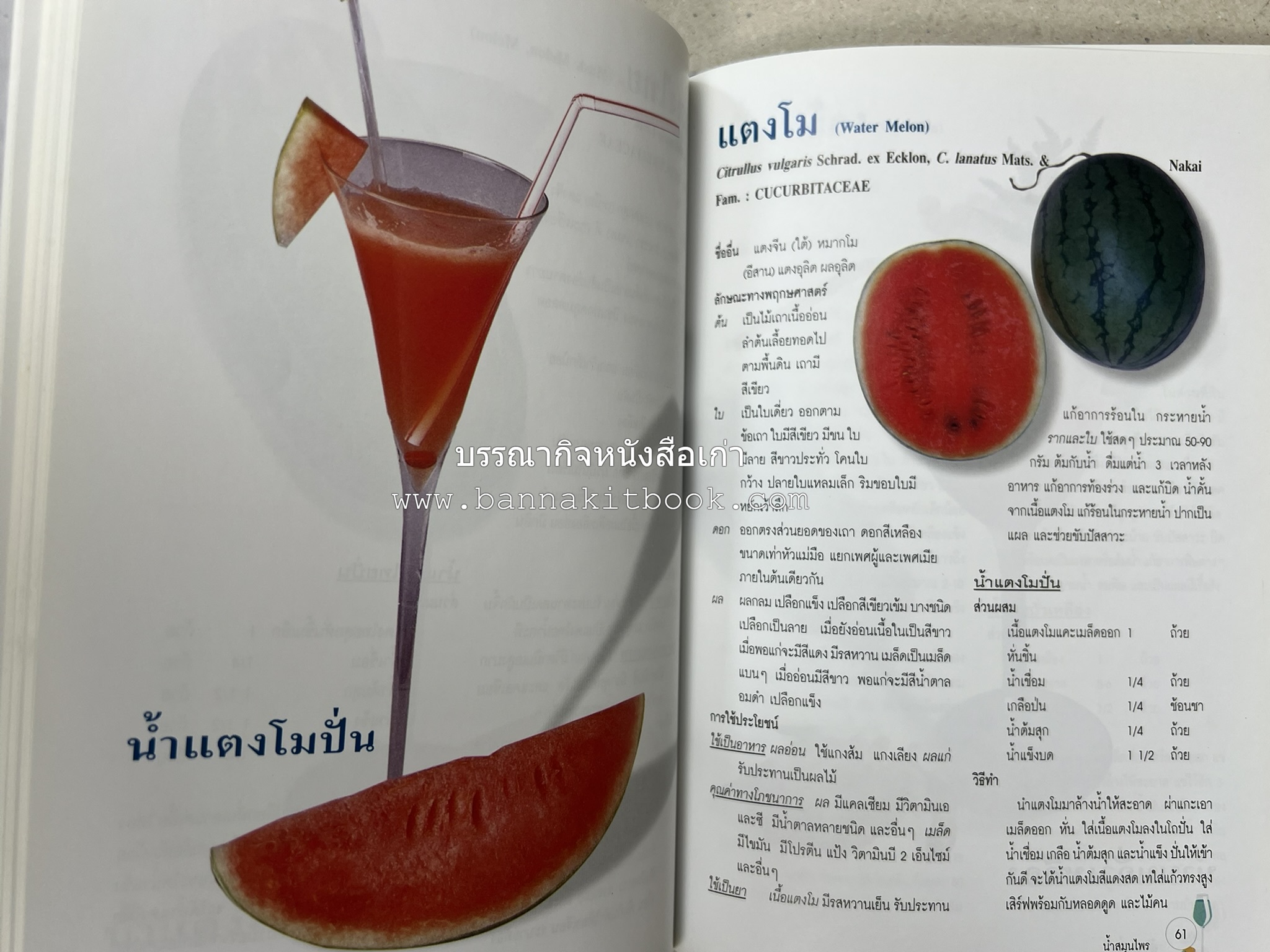 น้ำสมุนไพร 108 สูตร-วิธีทำจากผักพื้นบ้านและผลไม้ไทย โดย สถาบันการแพทย์แผนไทย.