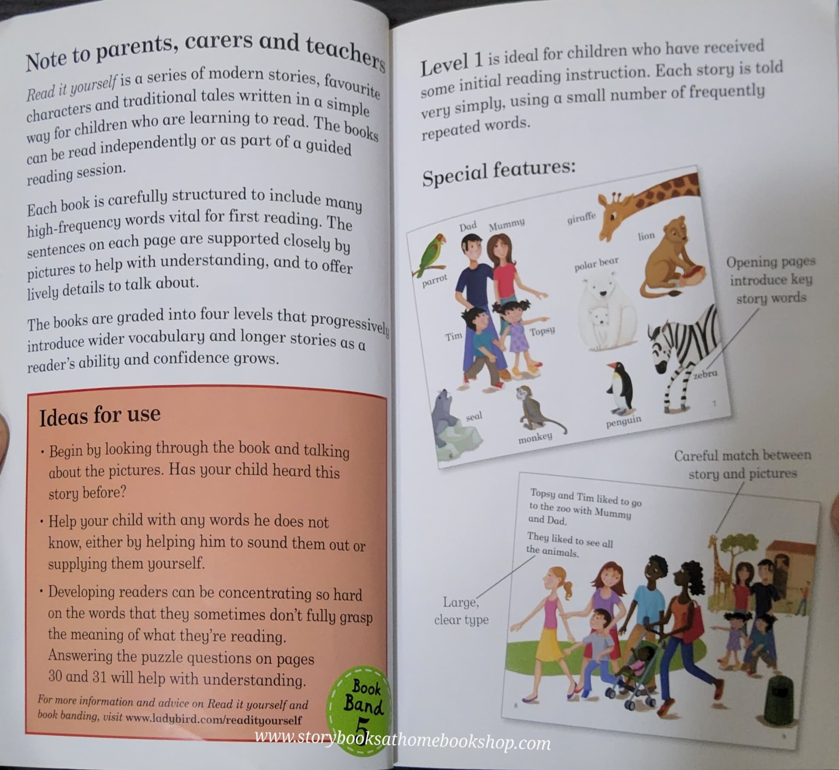 หนังสือนิทานปกอ่อน** ♥️READ IT YOURSELF L.1:TOPSY AND TIM