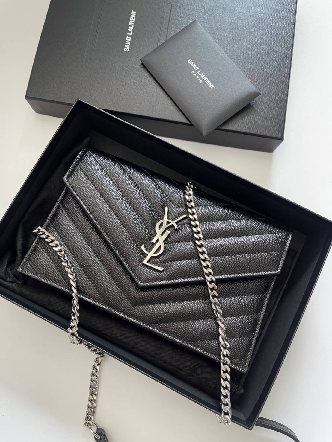 โปรวันนี้ - 25 พค. NEW YSL Woc 7.5 อะไหล่เงินสายถอดได้ อุปกรณ์ กล่อง การ์ด ถุงผ้า