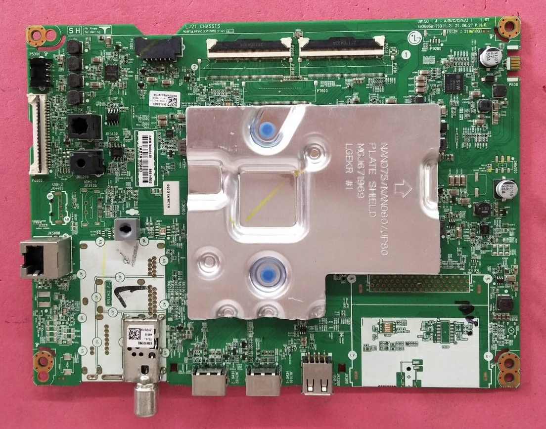 เมนบอร์ดทีวีแอลจี/อะไหล่ทีวีแอลจี (Mainboard TV LG) อะไหล่แท้/มือสองพร้อมใช้งาน ใช้กับรุ่น 55UP7700PTC.ATMYLJD :55UP7750PTB.ATMYLJD