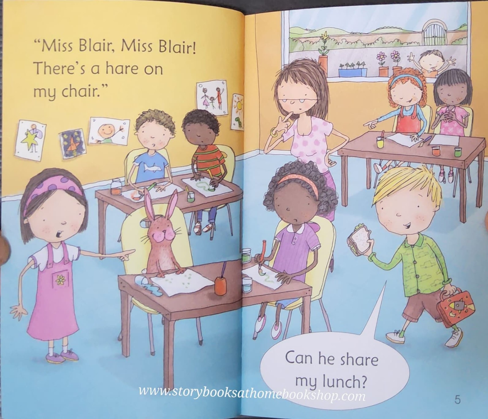 หนังสือนิทานปกอ่อน** 🍅🍓USBORNE VERY FIRST READING BOOK11:WILD SCHOOL