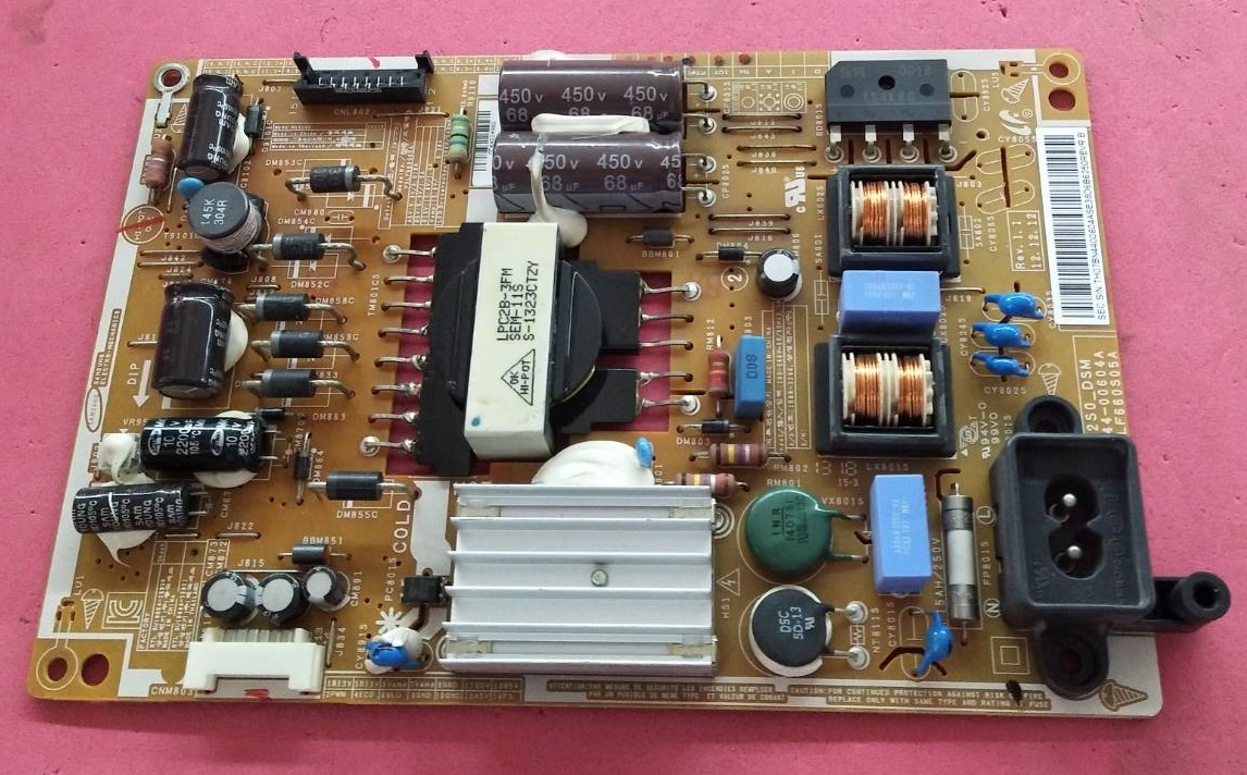 POWER SUPPLY SAMSUNG (ซับพลาย ซัมซุง) อะไหล่แท้/มือสองพร้อมใช้งาน พาร์ท BN44-00604A :BN44-00604C :BN44-00604B ใช้กับรุ่น HG32AB670BW :UA32F4000AR :UA32F4100AR :UA32F4500AR :UA32F4510AR :UA32F4105AR