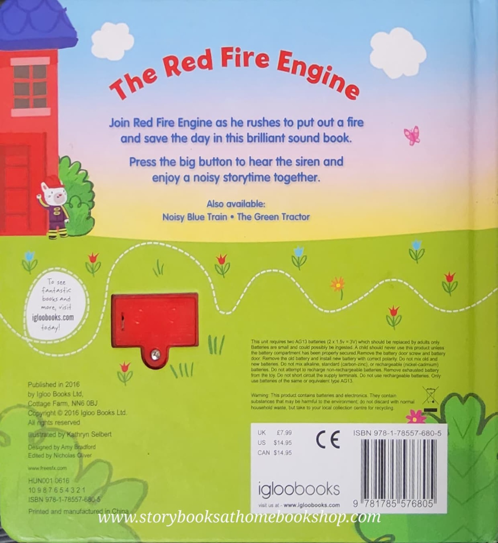 SOUND BOARD BOOK** 🍅🍓THE RED FIRE ENGINE