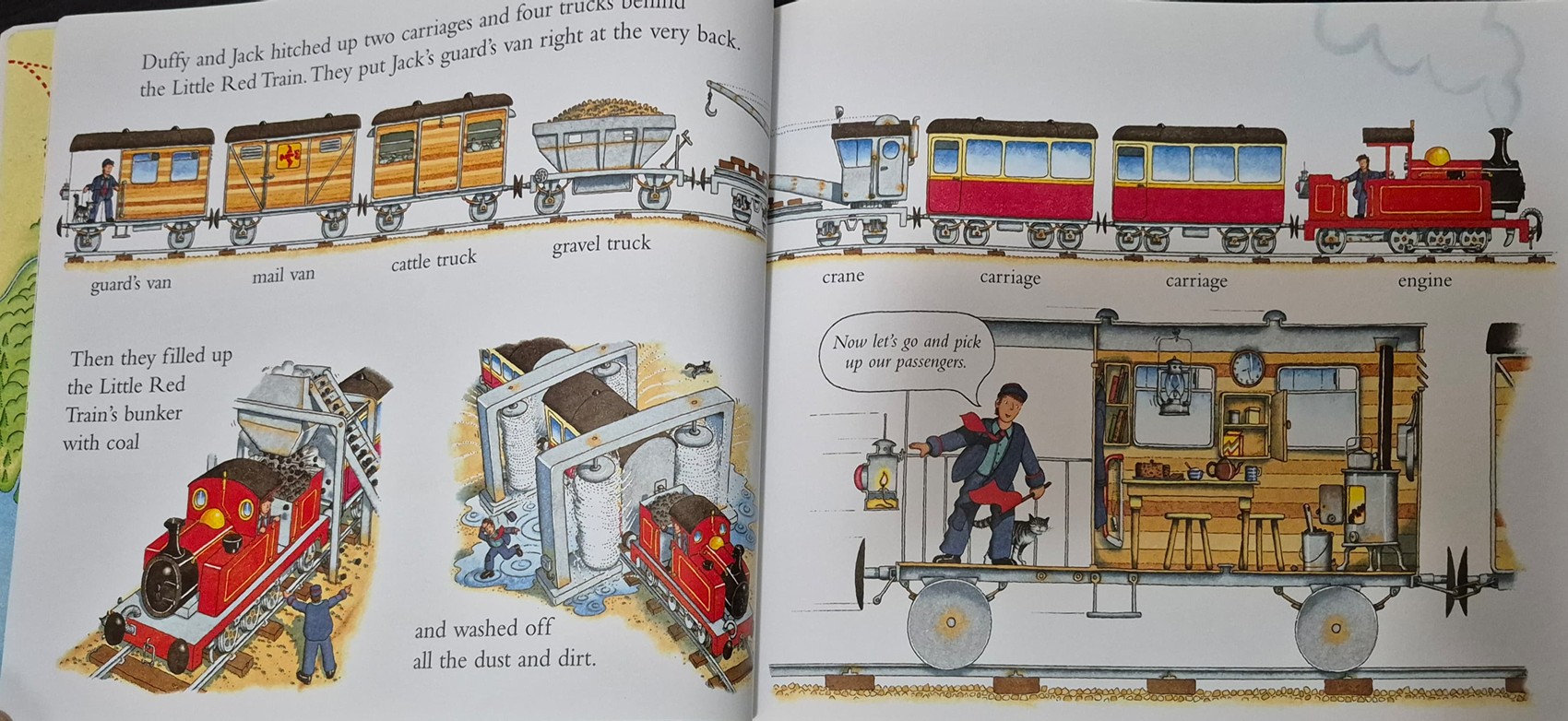 หนังสือนิทานปกอ่อน ** 🍅🍓LITTLE RED TRAIN BUSY DAY BY BENEDICT BLATHWAYT