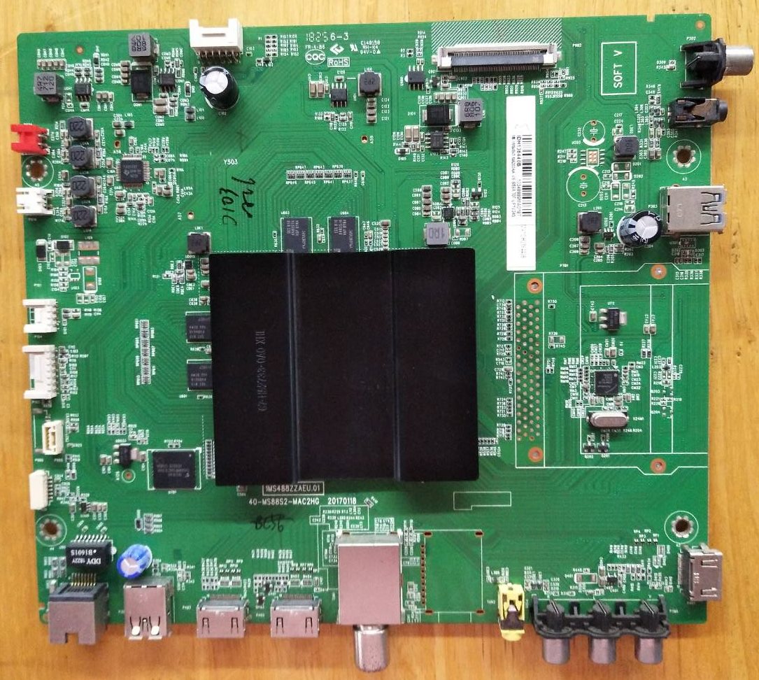 Main Board ACONATIC (อะโคเนติค) อะไหล่แท้/ของถอด รุ่น55UR542AN :พาร์ทบอร์ด40-MS88S2-MAC2HG :T-CON 6870C-0738A