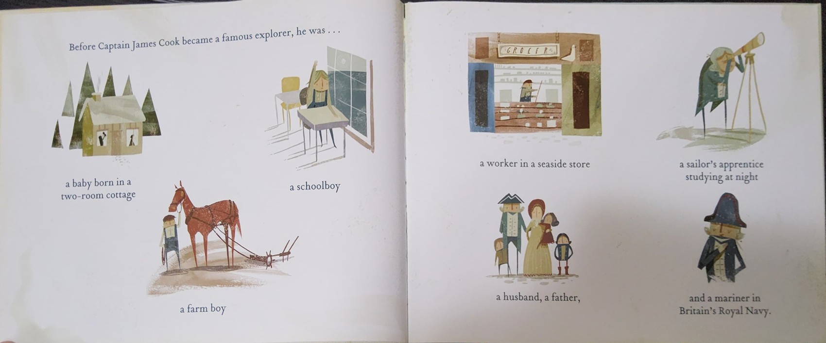 หนังสือนิทานปกแข็ง** 🍅🍓MEET CAPTAIN COOK BY RAE MURDIE