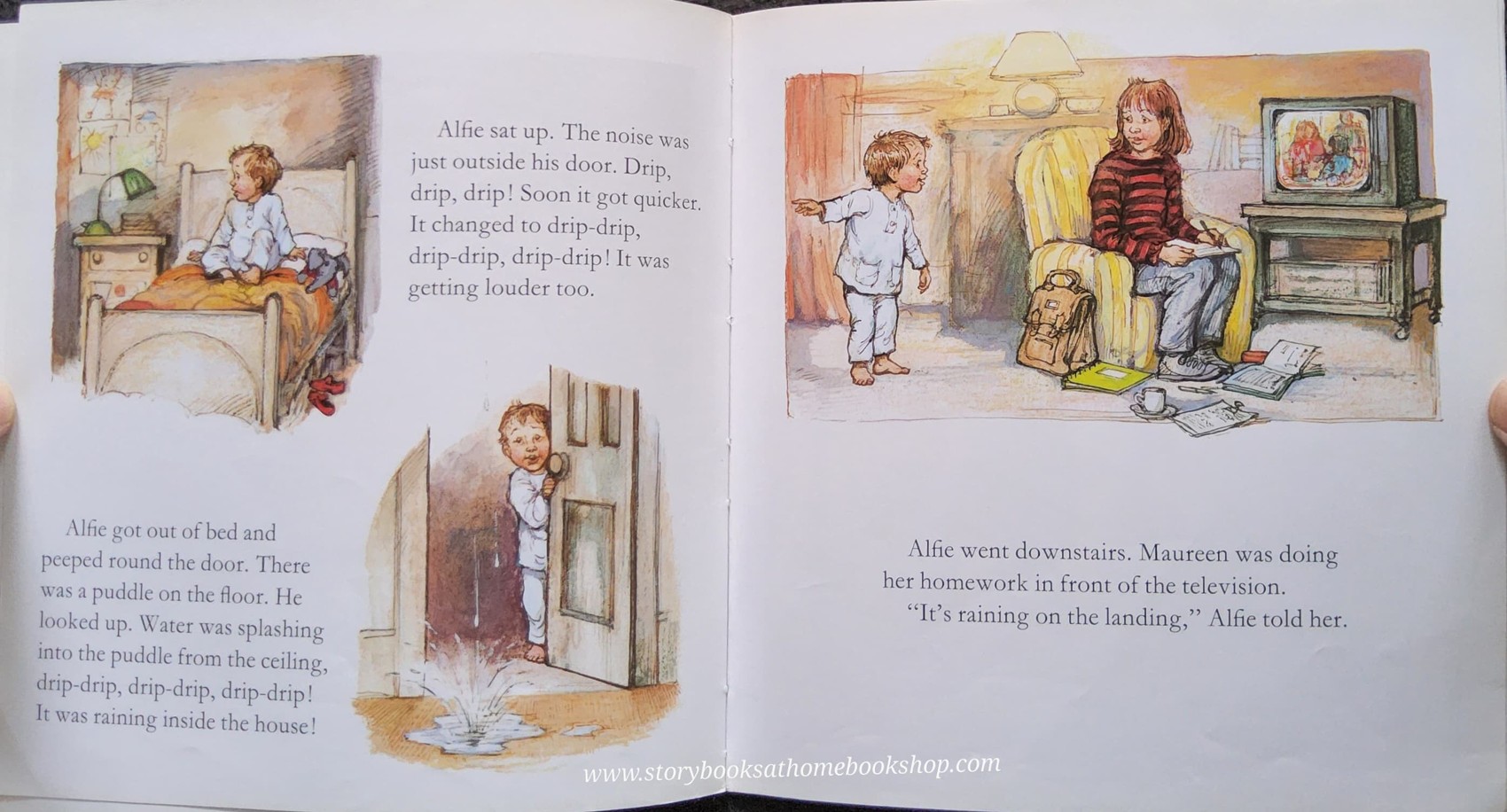 หนังสือนิทานปกอ่อน** 🍅AN EVENING AT ALFIES'S BY SHIRLEY HUGHES♥️♥️