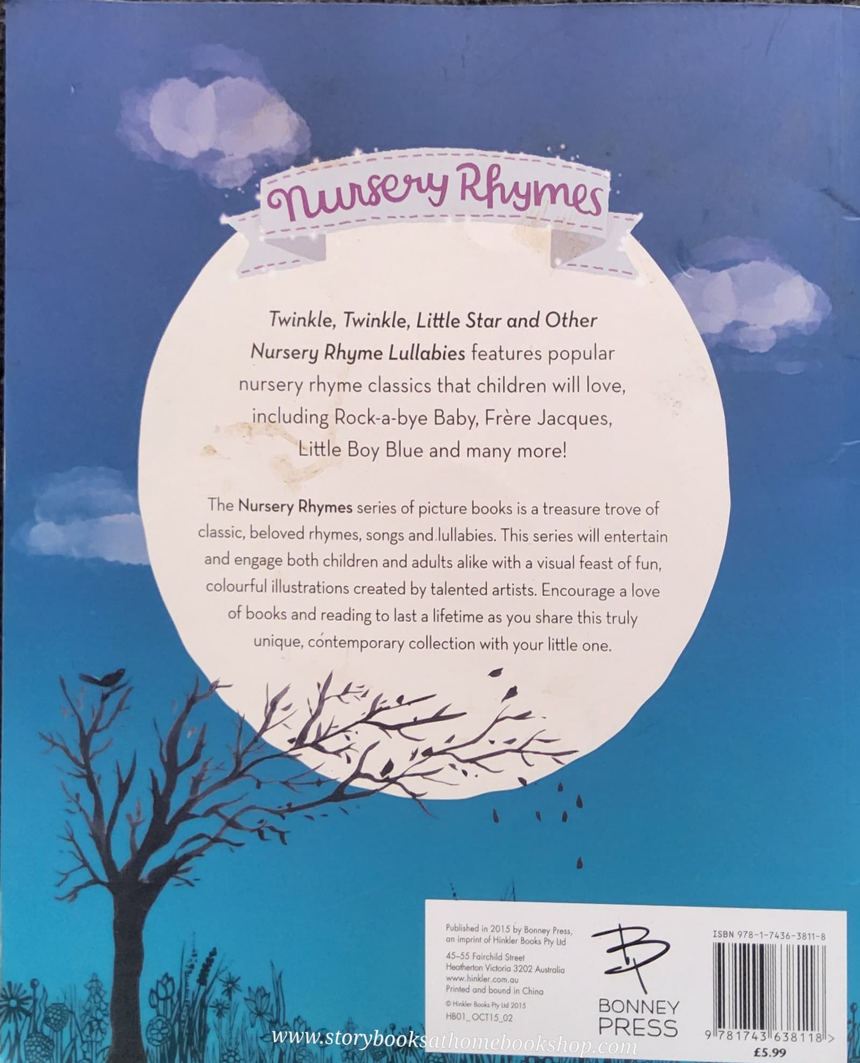 หนังสือนิทานปกอ่อน** 🍅🍓NURSERY RHYMES:TWINKLE,TWINKLE,LITTLE STAR AND OTHER NURSERY RHYME LULLABIE