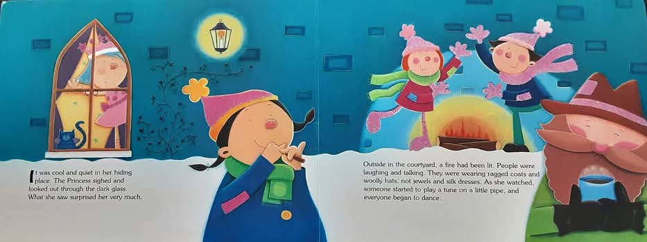 SOFT TOUCH BOARD BOOK** 🍅🍓THE SNOWFLAKE PRINCESS