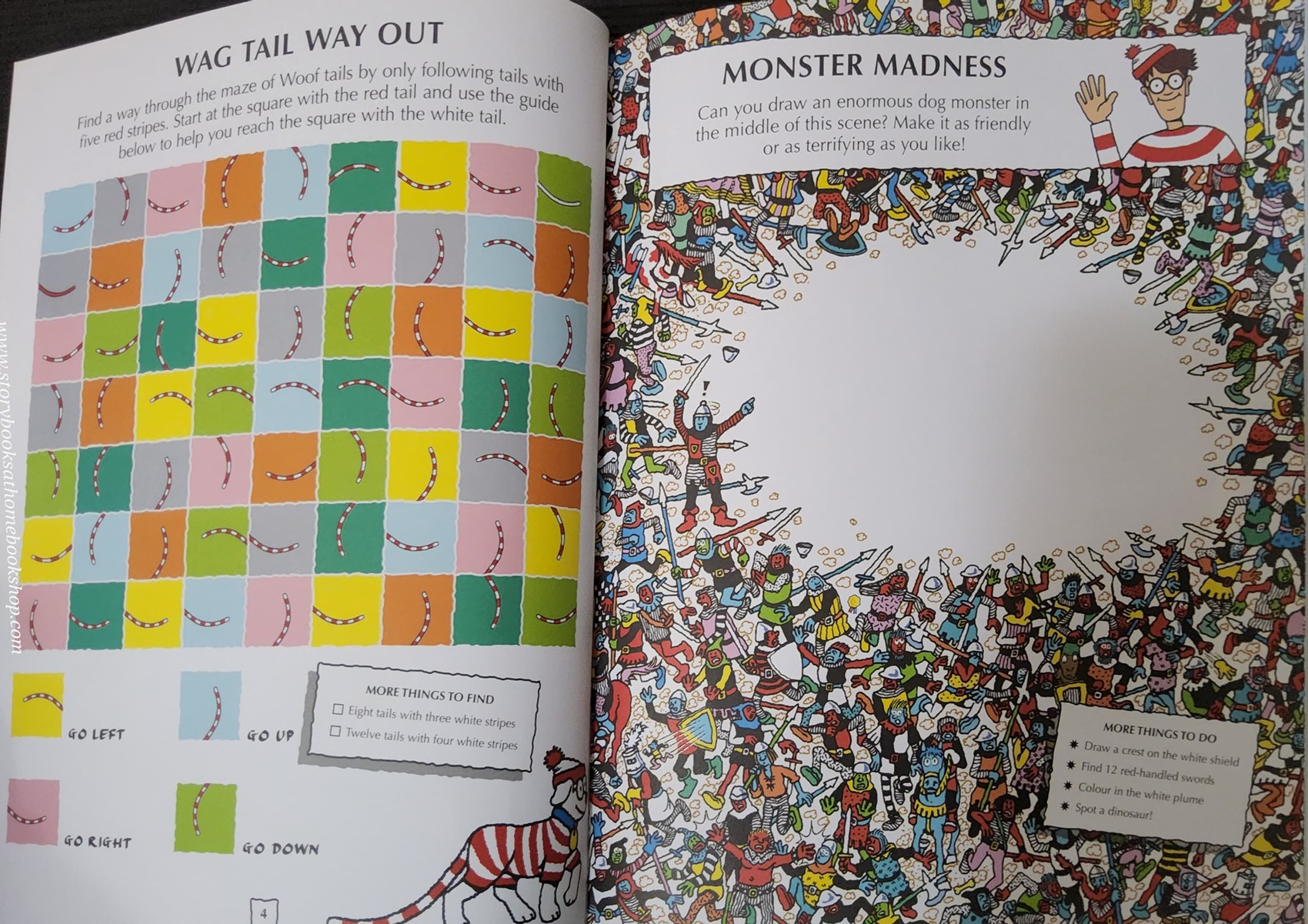 PUZZLE BOOK** 🍓🍓 WHERE'S WALLY? THE SEARCH FOR THE LOST THINGS WOOF'S BONE