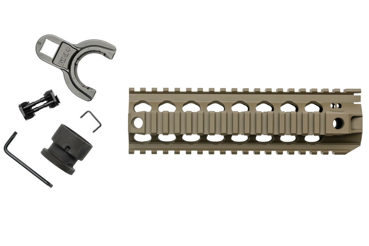BCM GUNFIGHTER™ - QRF-8 (Quad Rail Free Float Handguard) [ORDER] (สีดำ - สีทราย)