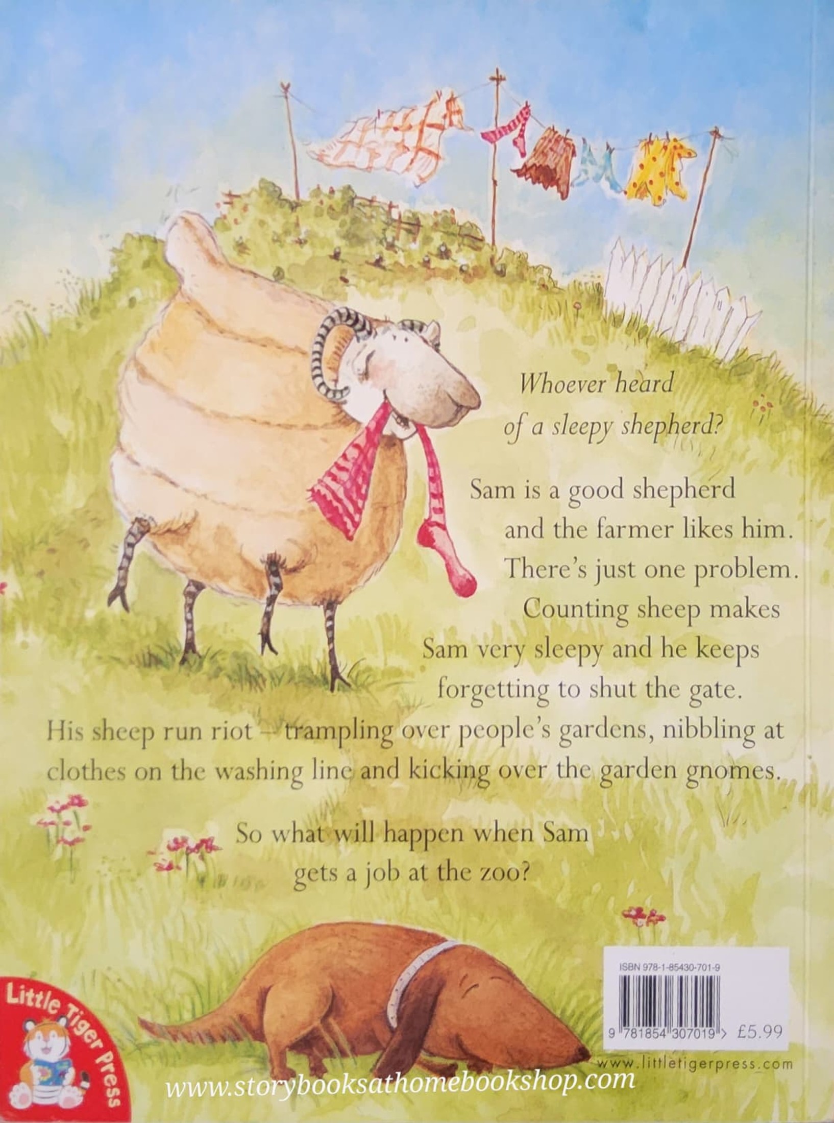 หนังสือนิทานปกอ่อน** 🍅🍅SLEEPY SAM BY MICHAEL CATCHPOOL