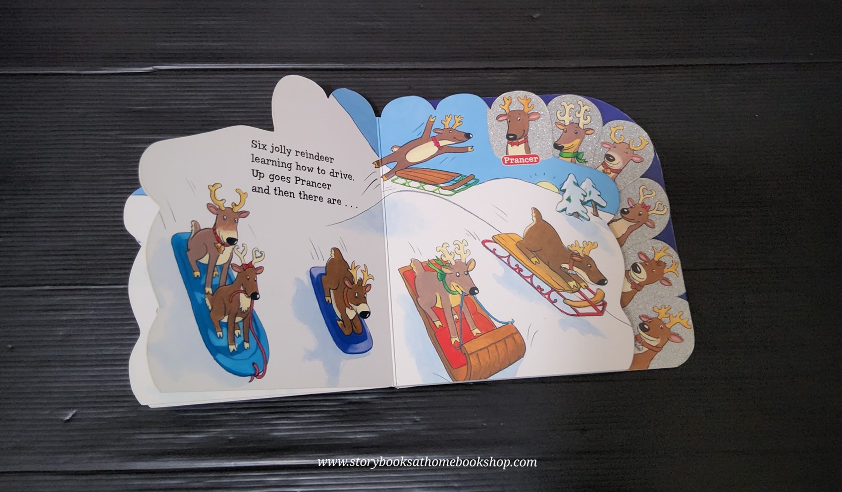 BOARD BOOK** 🍅🍅EIGHT JOLLY REINDEER