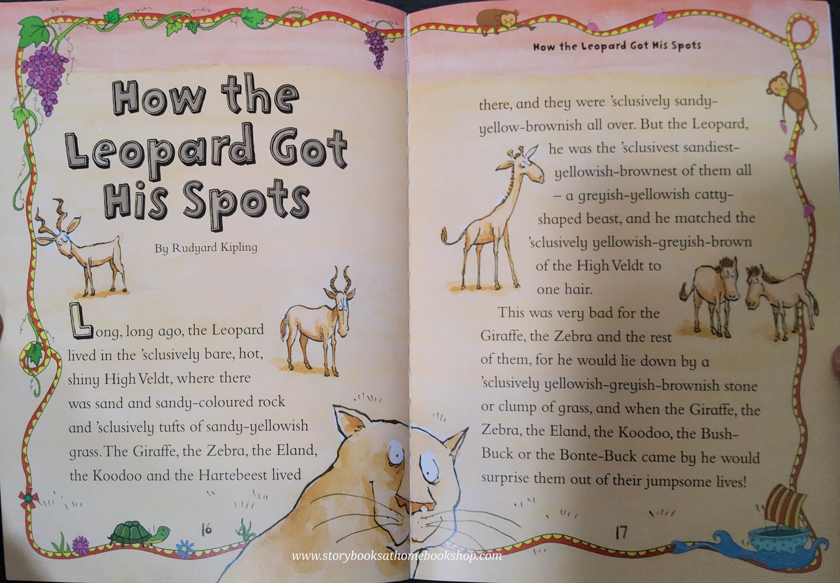 หนังสือนิทานปกอ่อน** 🍅HOW THE LEOPARD GOT HIS SPOTS AND OTHER SILLY STORIES
