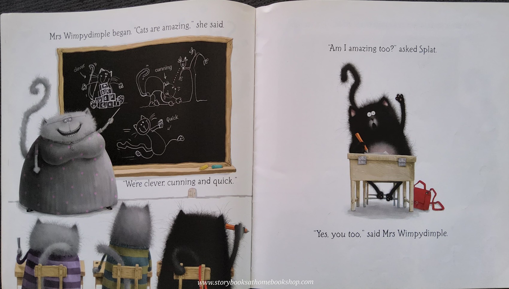 หนังสือนิทานปกอ่อน** 🍅🍓 SPLAT THE CAT BY ROB SCOTTON