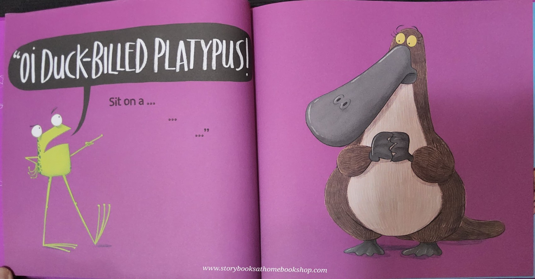 หนังสือนิทานปกแข็ง** 🍅🍓OI DUCK-BILLED PLATYPUS! BY KEY GRAY