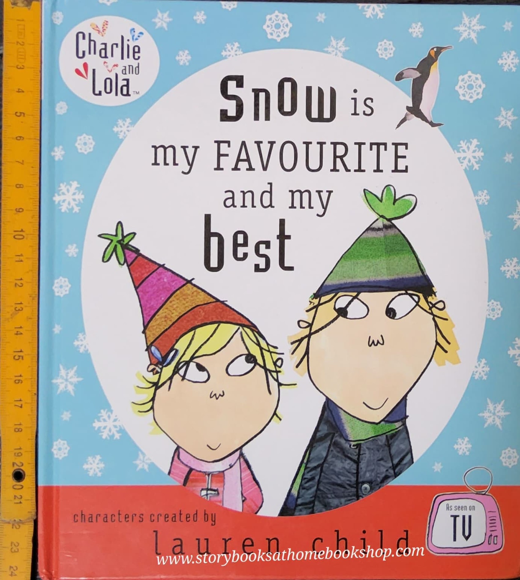 หนังสือนิทานปกแข็ง* 🍅CHARLIE AND LOLA:SNOW IS MY FAVOURITE AND MY BEST BY LAUREN CHILD