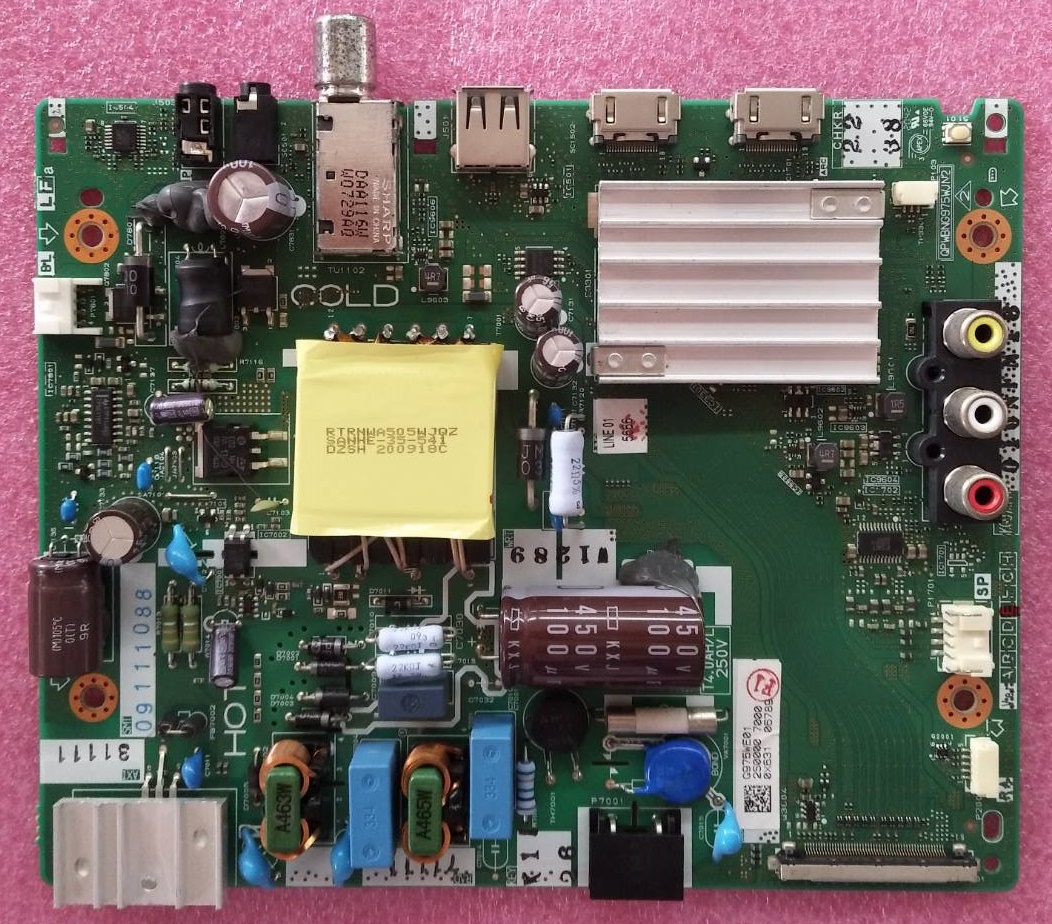 วันบอร์ดชาร์ป SHARP อะไหล่แท้/มือสองพร้อมใช้งาน ใช้กับรุ่น 2T-C42BD1X :2T-C42BD8X