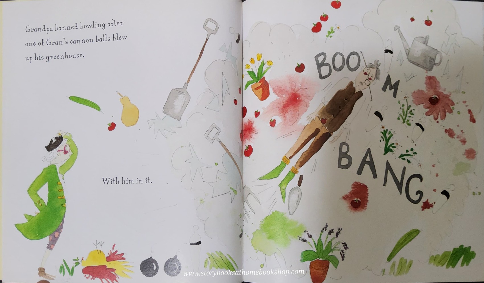 หนังสือนิทานปกอ่อน** 🍅🍓PIRATE GRAN GOES FOR GOLD