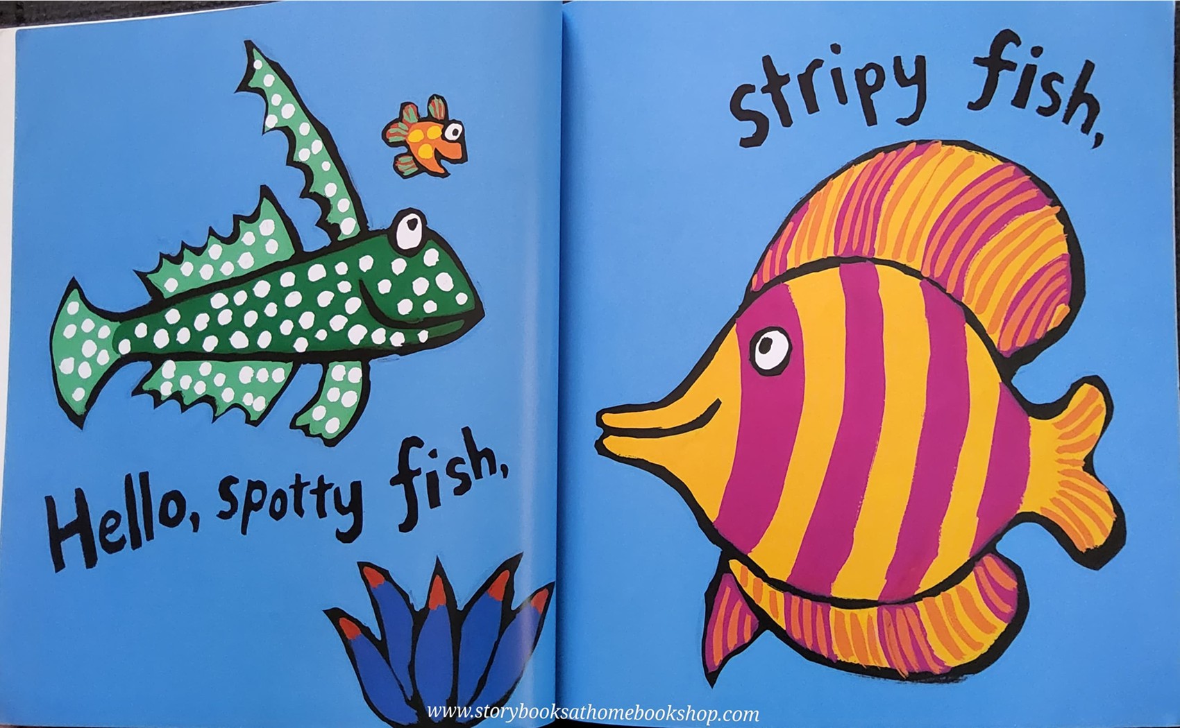 หนังสือนิทานปกอ่อน** 🍅🍓HOORAY FOR FISH! BY LUCY COUSINS