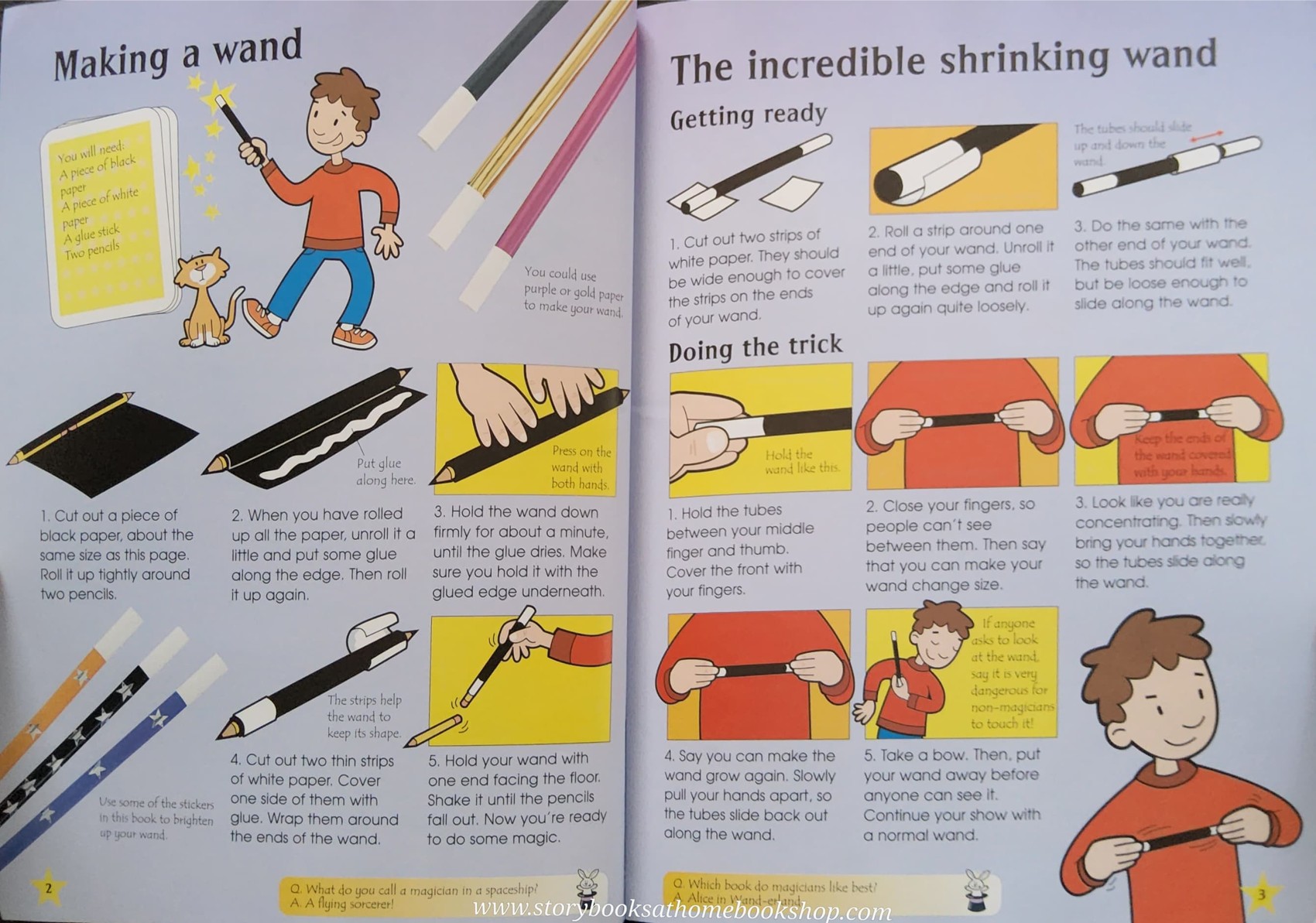 ACTIVITIES Book** ð
ðMAGIC TRICKS TO MAKE AND DO