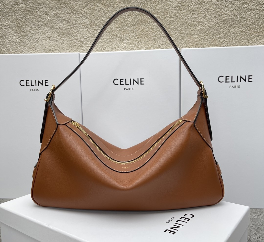 [Pre-order]กระเป๋าซีลีน MEDIUM ROMY IN SUPPLE CALFSKIN GOLD - CELINEงานเกรด vip ดีที่สุด