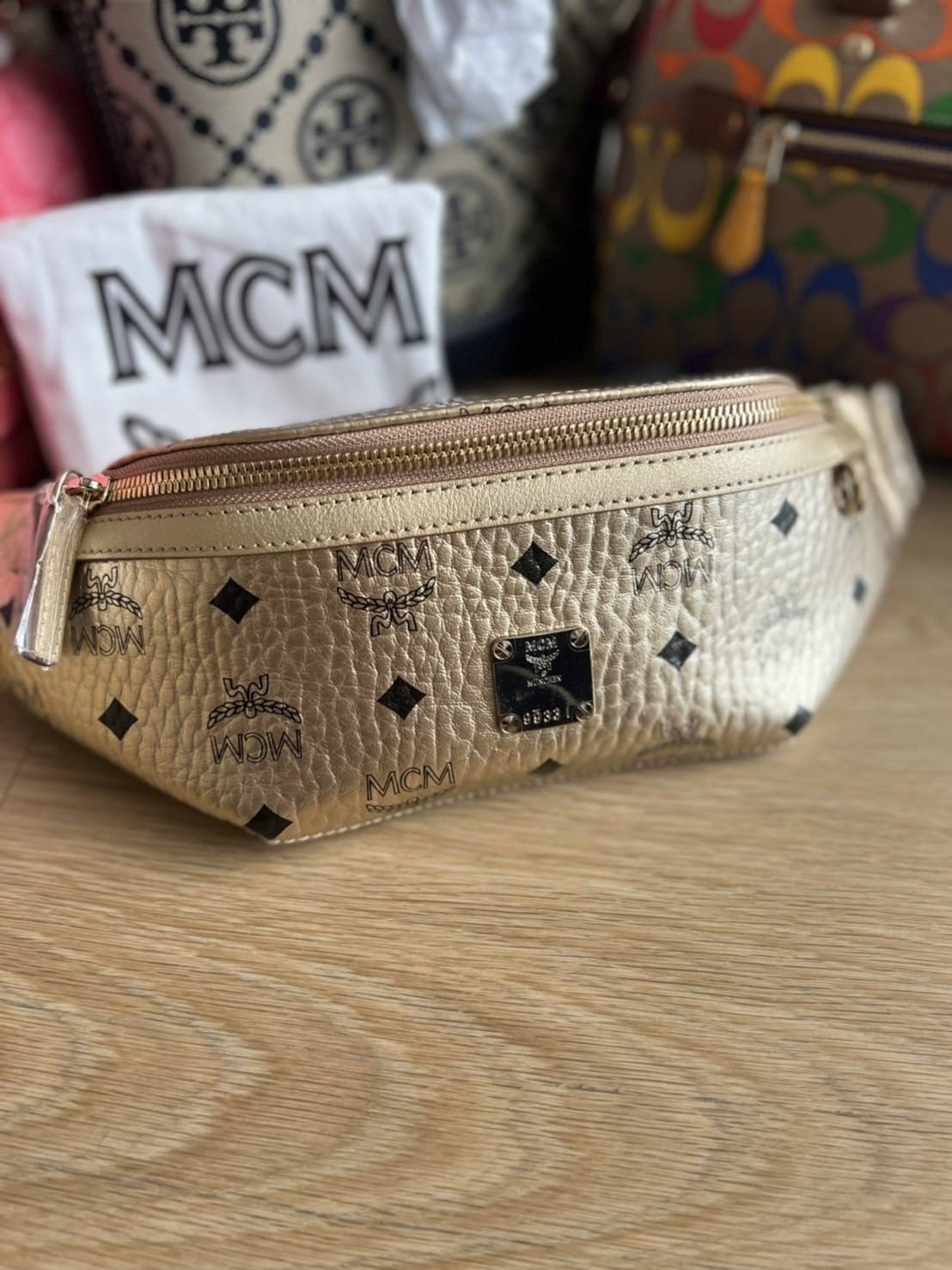 New Mcm belt bag
