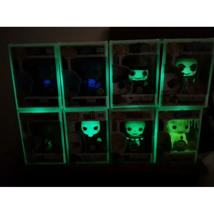 (เรืองแสง)กล่องใสใส่ Funko POP กันรอย กันกระแทก POP! Protector Model (สินค้าเกรดAมีซีลกันรอยทุกอัน)