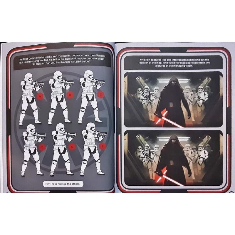 หนังสือกิจกรรม เด็ก สติ๊กเกอร์ STARWARS ACTIVITY BOOK (50 STICKERS) หนังสือใหม่