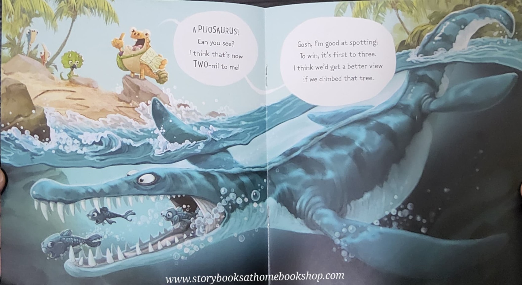 SMALL BOOK **หนังสือนิทานปกอ่อน ** 🍅🍓GIGANTOSAURUS DINO-SPOT BY JONNY DUDDLE