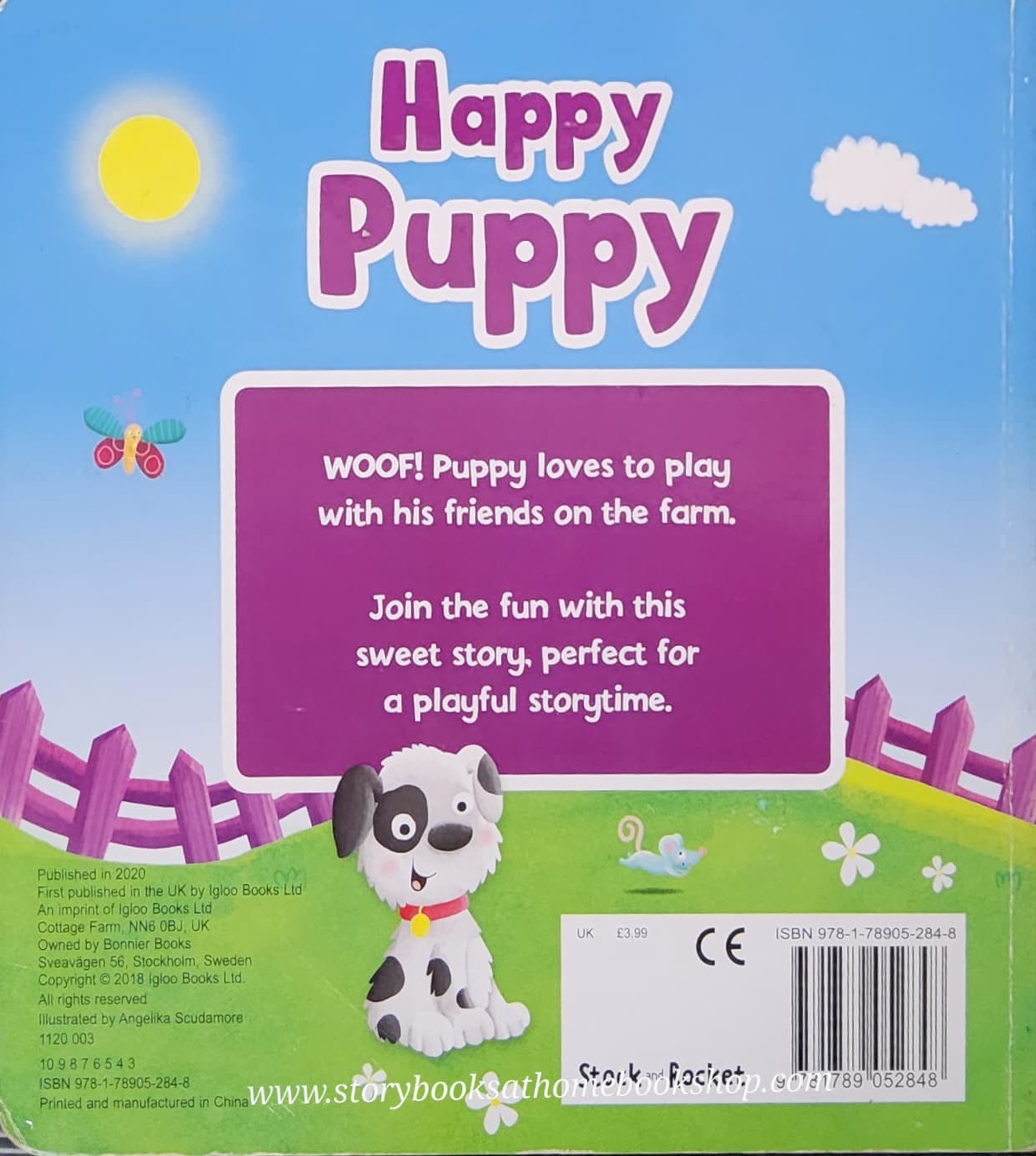 BOARD BOOK** 🍅🍓HAPPY PUPPY