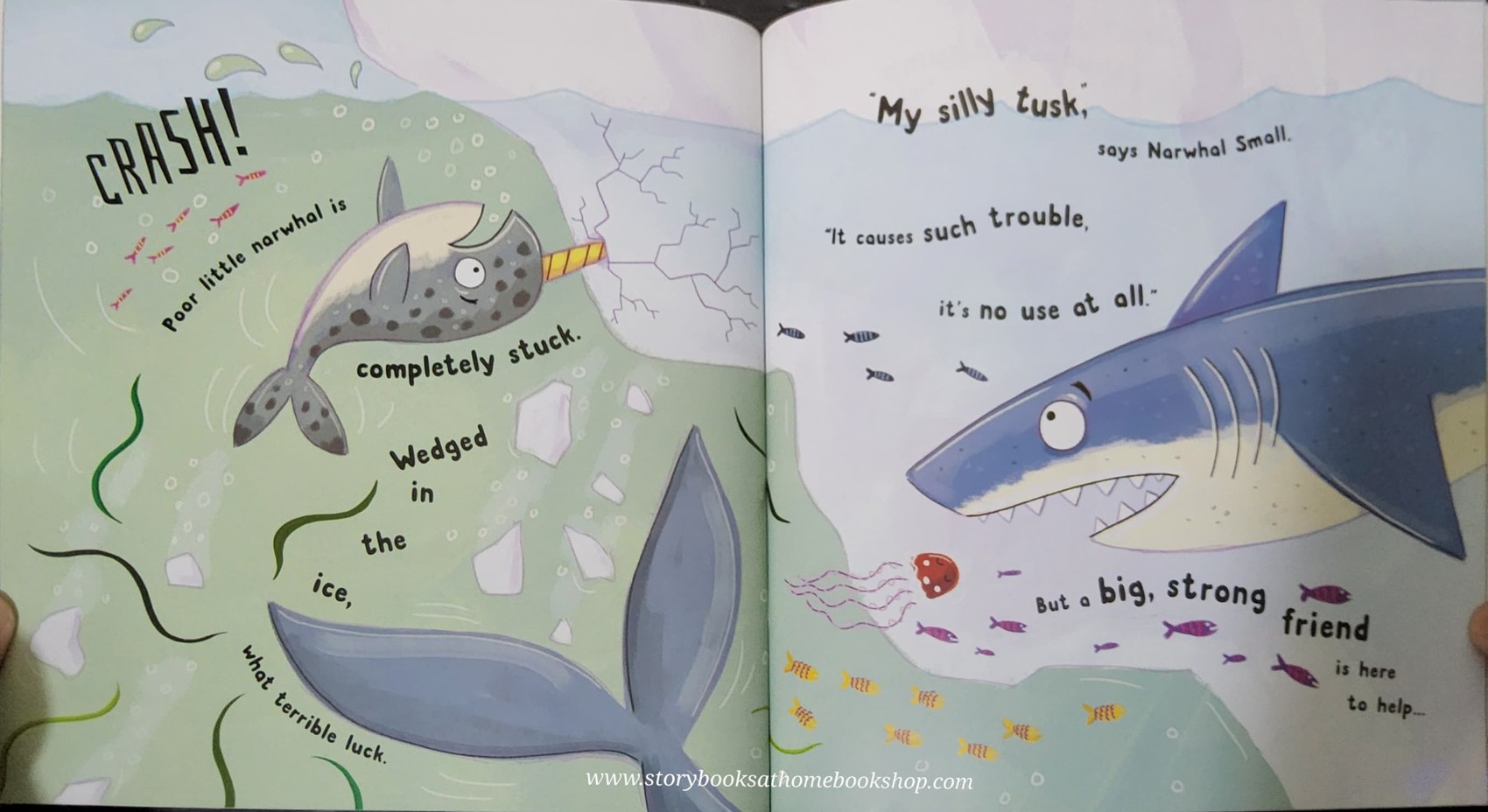 หนังสือนิทานปกอ่อน** 🍅 ❤️WATCH OUT LITTLE NARWHAL