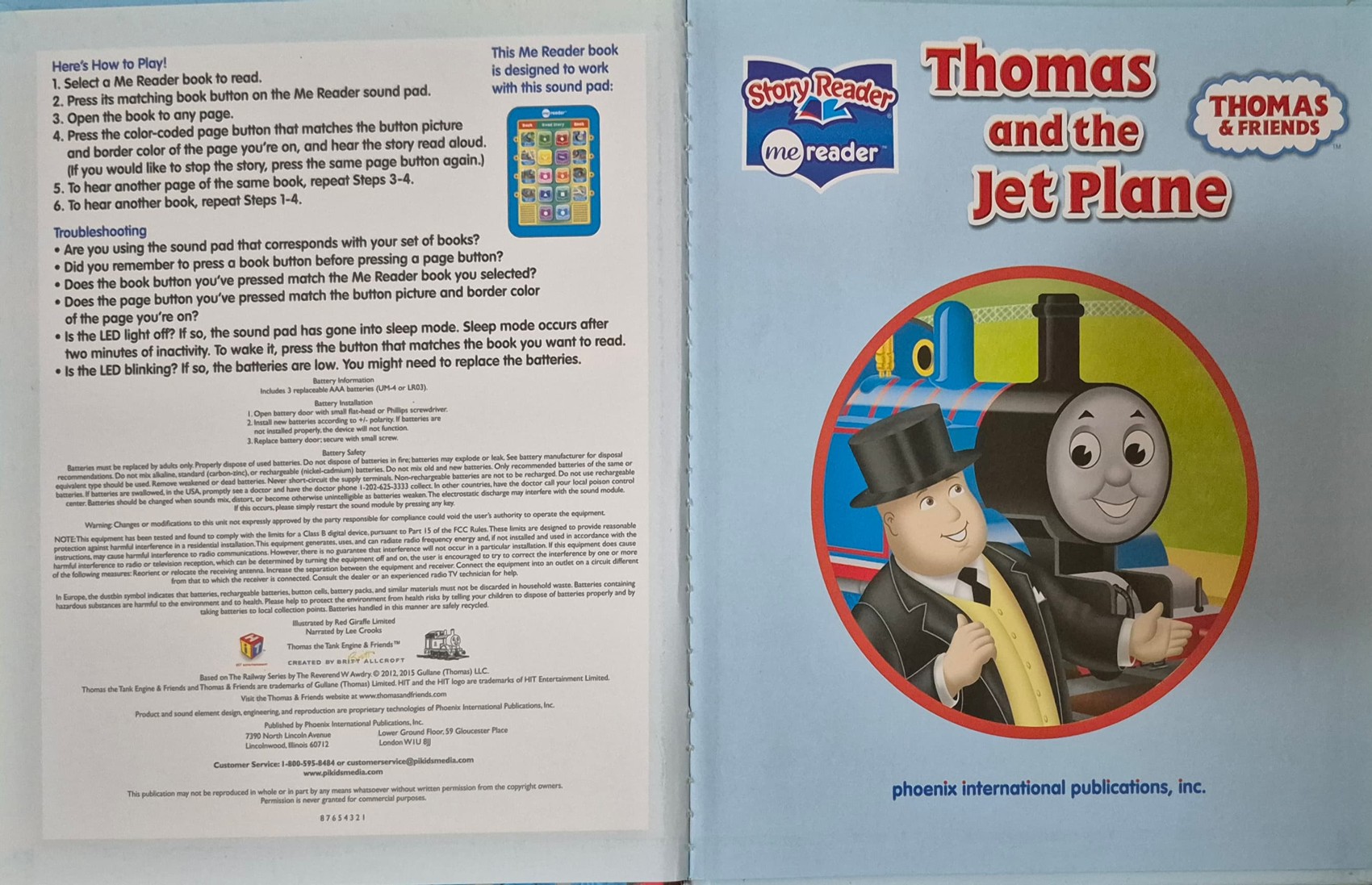 หนังสือนิทานปกแข็ง ** 🍅🍓 STORY READER:THOMAS AND THE JET PLANE