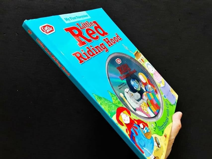 หนังสือนิทานปกแข็ง** 🍅🍓My First Fairytales:LITTLE RED RIDING HOOD with CD